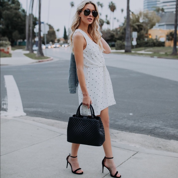 Polka Dot Twist Dress - Picture 4 of 8